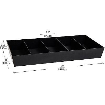 Mind Reader 5-Compartment Snack Organizer (EMSSNACKORGT)