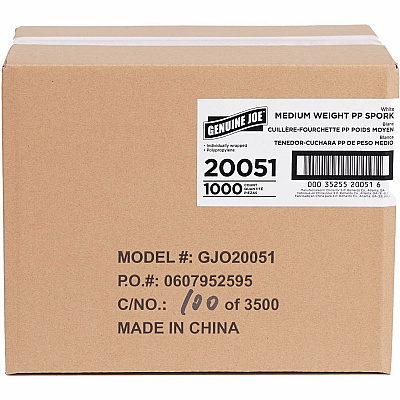 Genuine Joe Individually Wrapped Sporks (GJO20051)
