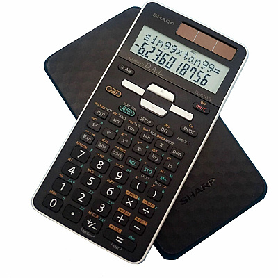 Sharp Scientific Calculator with 2-line Display (SHREL531TGBBW)