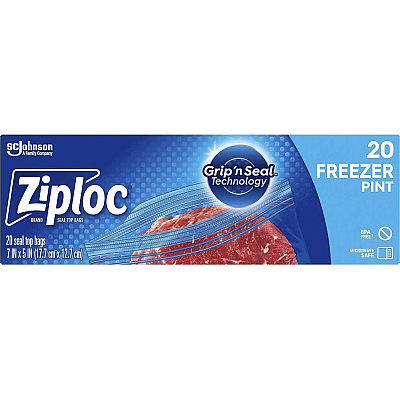 Ziploc Grip n' Seal Freezer Bags (SJN314443CT)