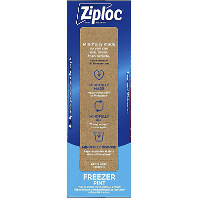 Ziploc Grip n' Seal Freezer Bags (SJN314443CT)