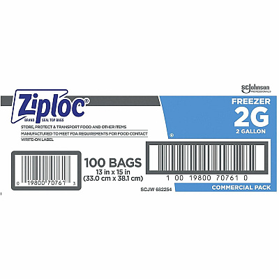 Ziploc Grip n' Seal Freezer Bags (SJN682254)