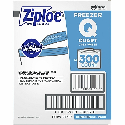 Ziploc Grip n' Seal Freezer Bags (SJN696187)