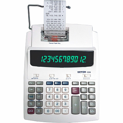 Victor 12-Digit Thermal Printing Calculator (VCT1226)
