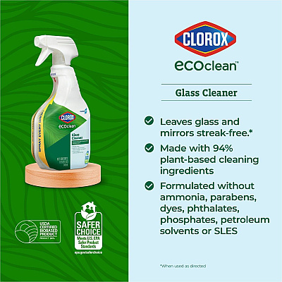 CloroxPro EcoClean Glass Cleaner Spray (CLO60277CT)