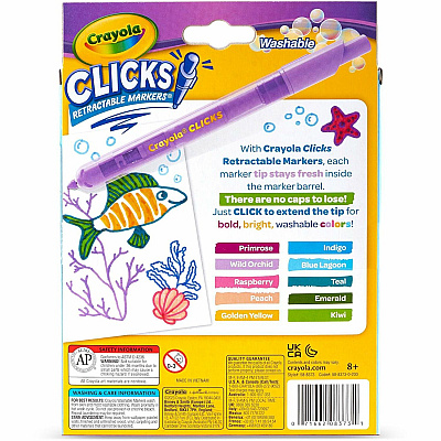 Crayola Clicks Retractable Markers (CYO588373)