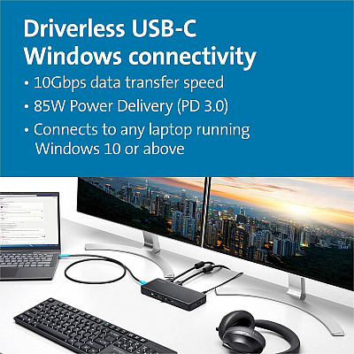 Kensington USB-C Triple Video Docking Station (KMW33480)