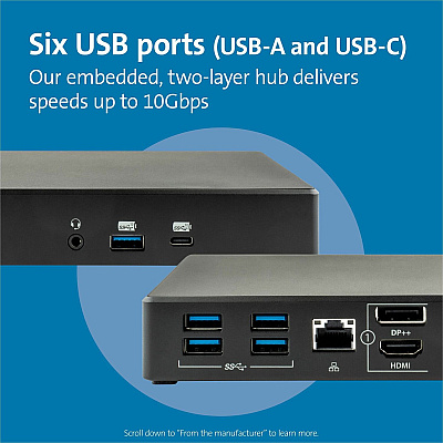 Kensington SD4780p USB 4K Hybrid Docking Station (KMW33620)