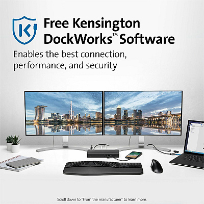 Kensington SD4780p USB 4K Hybrid Docking Station (KMW33620)