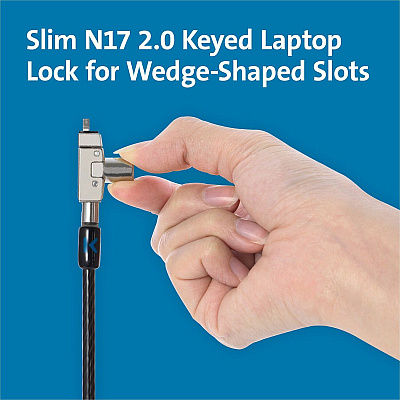 Kensington Slim N17 2.0 Keyed Laptop Lock (KMW60500)