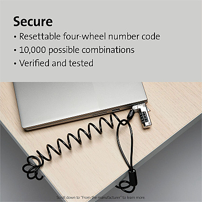 Kensington Slim Portable Combination Lock (KMW60625)
