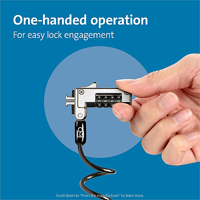 Kensington Slim Portable Combination Lock (KMW60625)