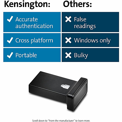 Kensington VeriMark Guard Fingerprint Security Key (KMW64708)