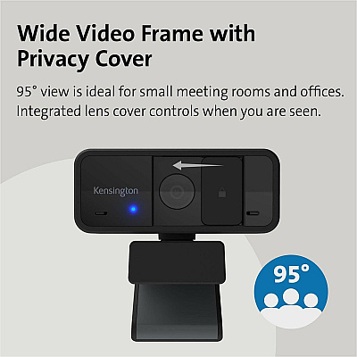 Kensington Webcam - Black - 1 Pack(s) (KMW80250)