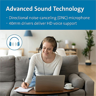 Kensington H1000 USB-C On-Ear Headset (KMW83450)