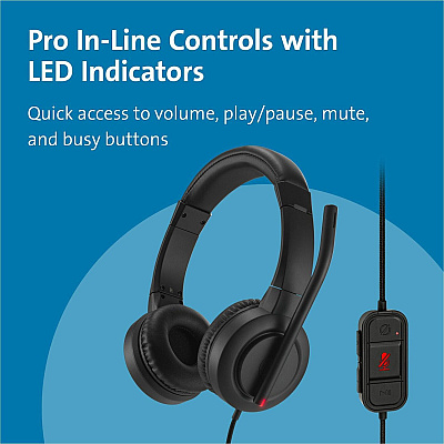 Kensington H1000 USB-C On-Ear Headset (KMW83450)
