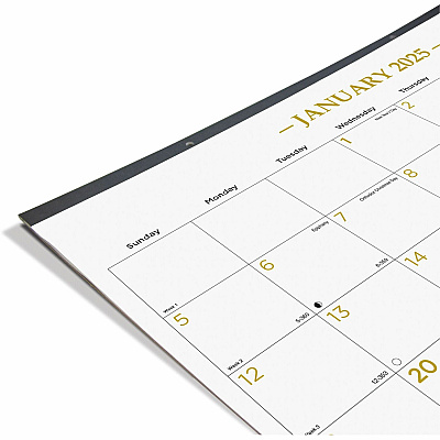 Blueline Classic Gold Monthly Desk Pad Calendar (C199003)