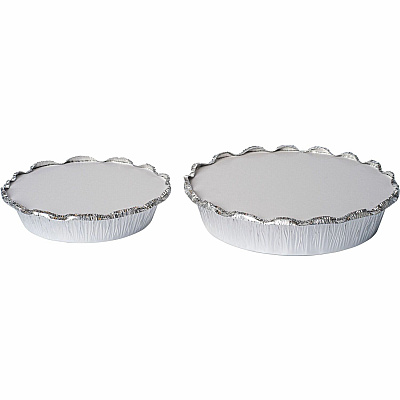 BluTable 7" Round Foil Pan Flat Board Lids (RMLFOILLID7)