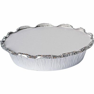 BluTable 7" Round Foil Pan Flat Board Lids (RMLFOILLID7)