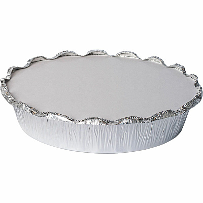 BluTable 9" Round Foil Pan Flat Board Lids (RMLFOILLID9)