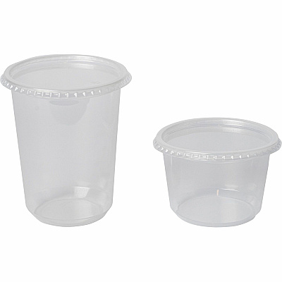BluTable 16 oz Round Deli Tub Containers (RMLPPDEL16)