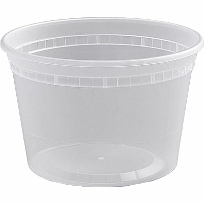 BluTable 16 oz Round Deli Tub Containers (RMLPPDEL16)