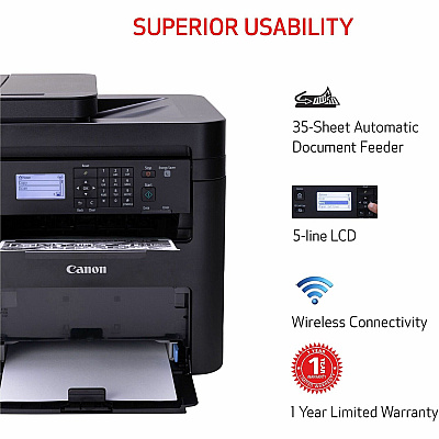 Canon imageCLASS ICMF273DW Wireless Laser Multifunction Printer - Monochrome - Black