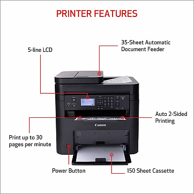 Canon imageCLASS ICMF273DW Wireless Laser Multifunction Printer - Monochrome - Black