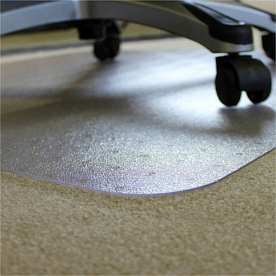 Cleartex Marlon BioPlus Floortex Ecotex BioPlus Eco Friendly Carbon Neutral Polycarbonate Chair Mat for Carpet - 35" x 47" (FLRNCCMFLBG0002)