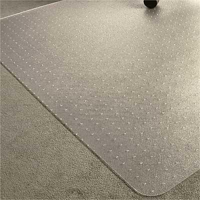 Floortex Ecotex BioPlus Polycarbonate Chair Mat for Low / Medium Pile Carpets - 45" x 53" (NCCMFLBG0003)