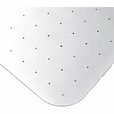 Floortex Ecotex BioPlus Polycarbonate Chair Mat for Low / Medium Pile Carpets - 45" x 53" (NCCMFLBG0003)