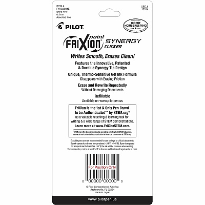FriXion Synergy Clicker Erasable Gel Pen (PIL17354)