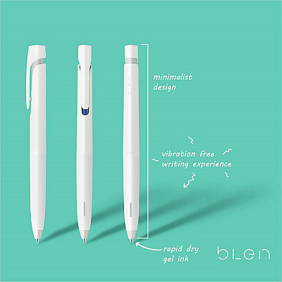 Zebra bLen Retractable Gel Pens (ZEB41420)