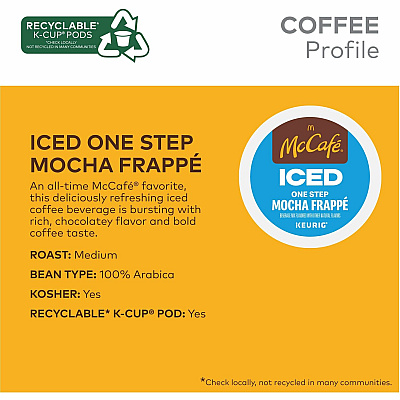 McCafe K-Cup Iced One-Step Mocha Frappe (GMT9845)