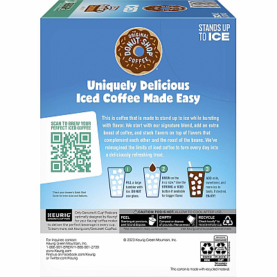 The Original Donut Shop K-Cup Iced Duos Cookies and Caramel Coffee (GMT9881)