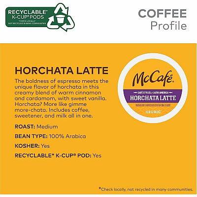McCafe K-Cup Horchata Latte (GMT9891)
