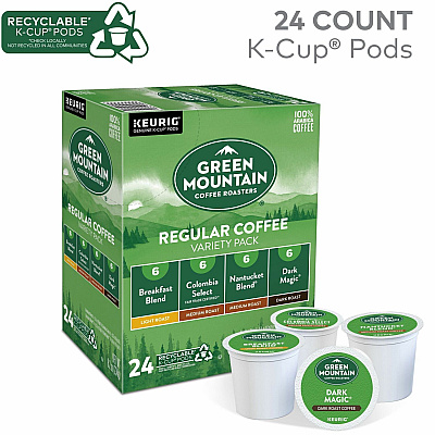 Green Mountain Coffee Roasters K-Cup Regular Coffee Variety Pack (GMT9974)