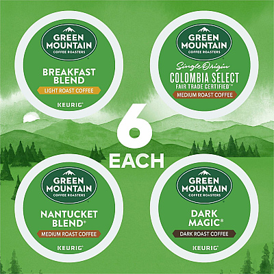 Green Mountain Coffee Roasters K-Cup Regular Coffee Variety Pack (GMT9974)