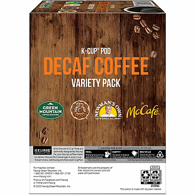 Keurig K-Cup Decaf Coffee Variety Pack (GMT9977)
