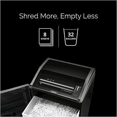 Fellowes Powershred 425HSG 100% Jam Proof BAA & TAA Compliant High Security Shredder (4251501)