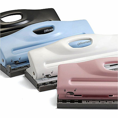 Officemate Diary 6-Hole Punch, Black (90160)
