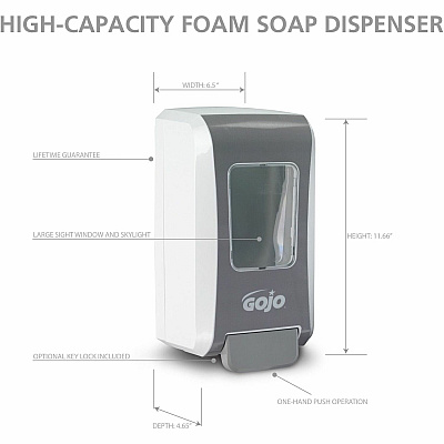 GOJO Push-Style FMX-20 Foam Soap Dispenser (GOJ527006)