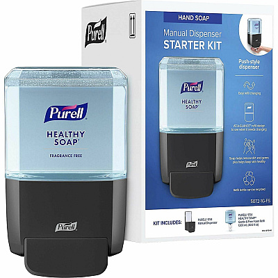 GOJO ES4 Push-Style Soap Dispenser Starter Kit (GOJ50721GFS)
