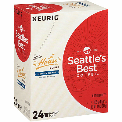 Seattle's Best K-Cup House Blend Coffee (SEA12407883)