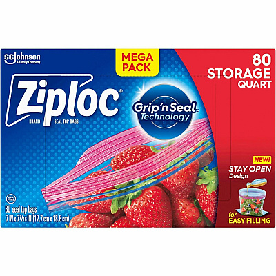 Ziploc Stand-Up Storage Bags (SJN351319)
