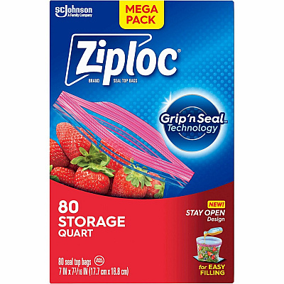 Ziploc Stand-Up Storage Bags (SJN351319)
