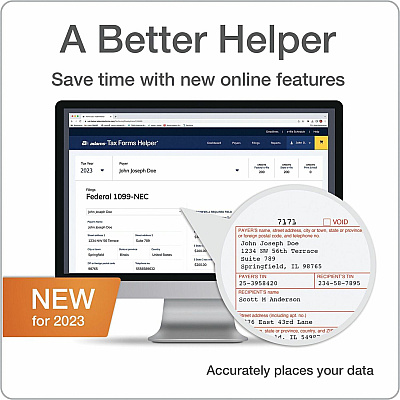 TOPS Part 1099-NEC Online Tax Kit (TOP22906KIT)