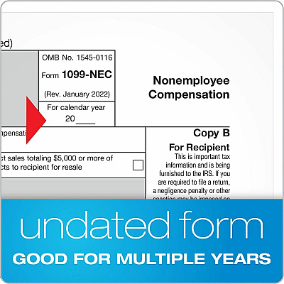 TOPS Part 1099-NEC Online Tax Kit (TOP22906KIT)