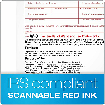TOPS W2 Laser Forms 6-part Tax Kit (TOP22908KIT)