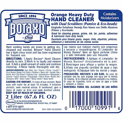 Boraxo Orange Heavy Duty Hand Cleaner (DIA10992)